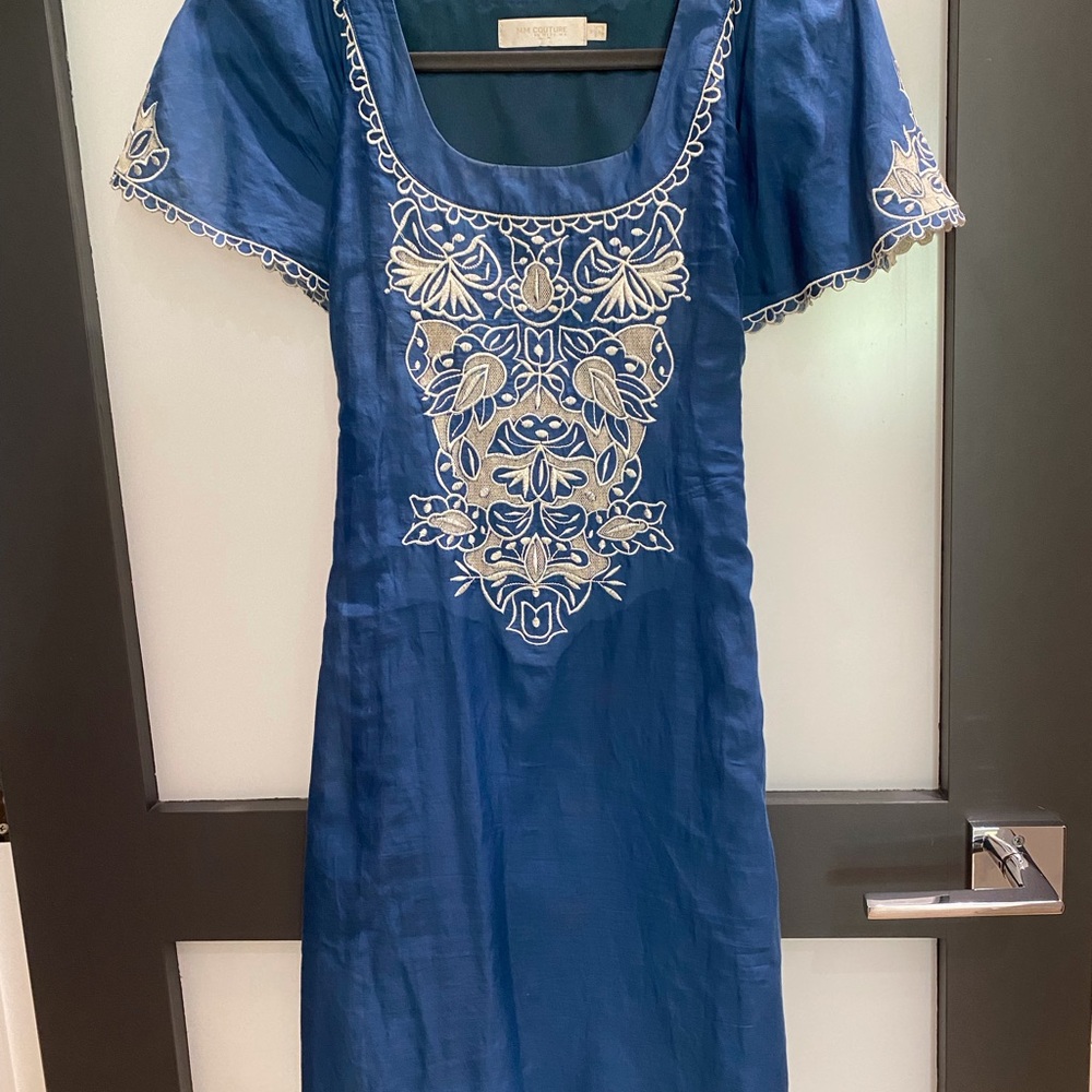 MM Couture Cotton/Silk Dress, Size Medium, Never Worn